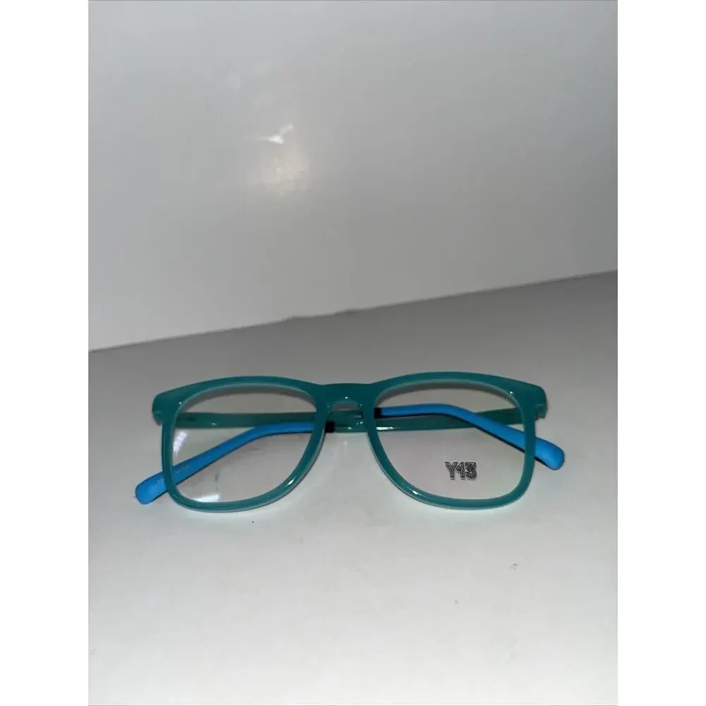 Y13 Kids Girls Boys Eyeglasses 47-17-135-37mm Teal To Grey New